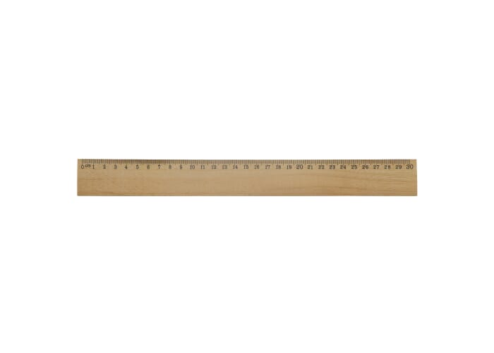 Houten liniaal 30cm