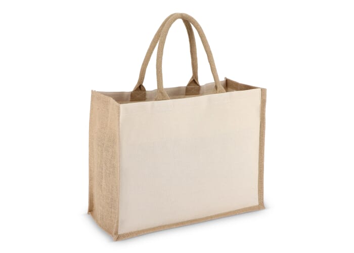 Jute-Katoen Tote OEKO-TEX® 42.5 x 19 x 32 cm 320g/m²