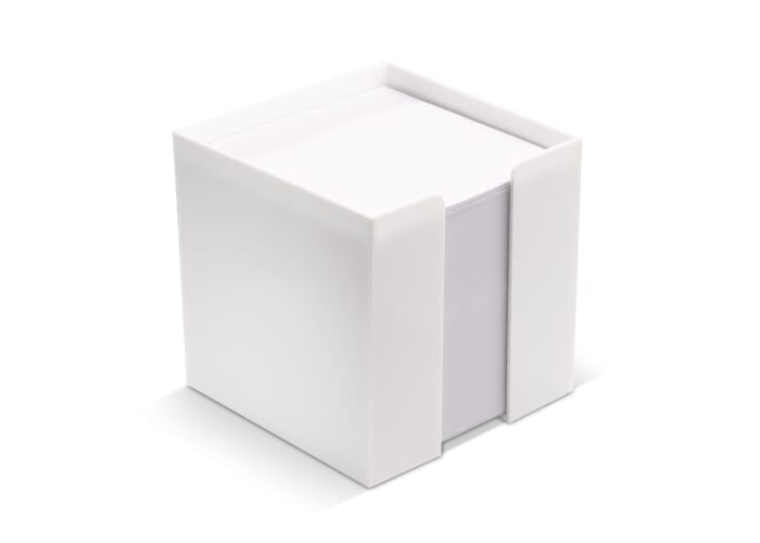 Kubushouder wit papier 10x10x10cm