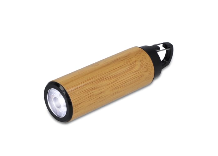 Bamboe zaklamp met clip