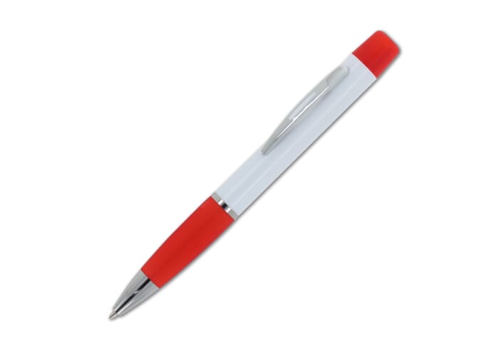 Balpen Hawaii met driekleurige tekstmarker