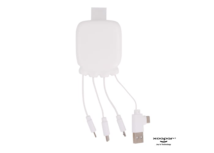 3192 | Xoopar Octopus Gamma 2 Powerbank met Bio Oplaadkabel 3000mAh