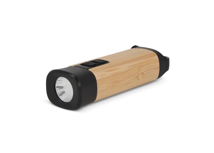 Oplaadbare R-ABS &amp; Bamboe zaklamp