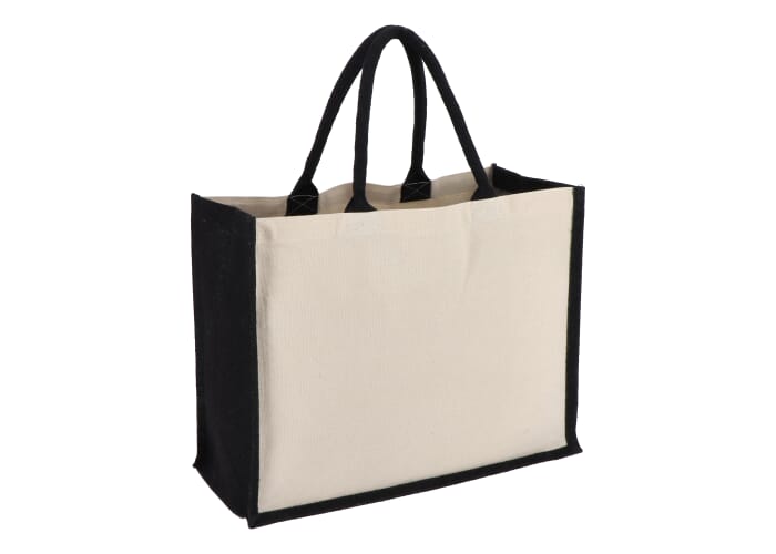 Jute-Katoen Tote OEKO-TEX® 42.5 x 19 x 32cm 320g/m²