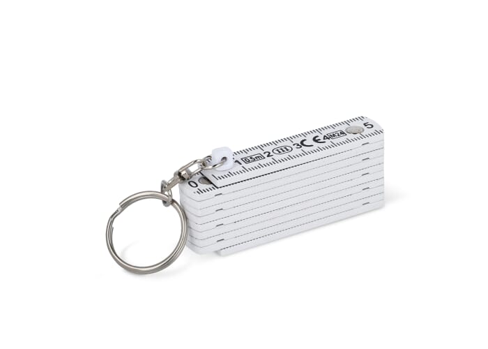 Gekalibreerde duimstok sleutelhanger 0,5m