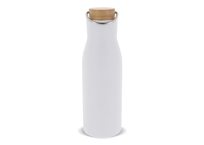 Thermo fles met bamboe deksel 500ml