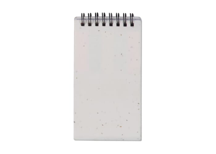Zaadpapier notitieboekje en zelfklevende memoblaadjes