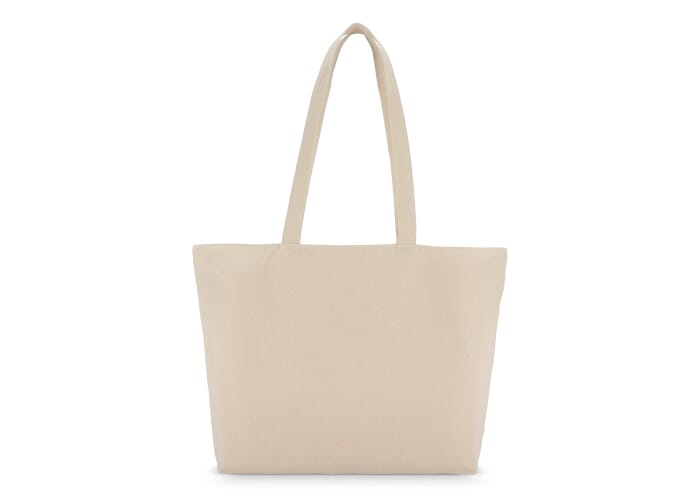 Katoen Tote met rits OEKO-TEX® 47 x 11 x 35cm 320g/m²