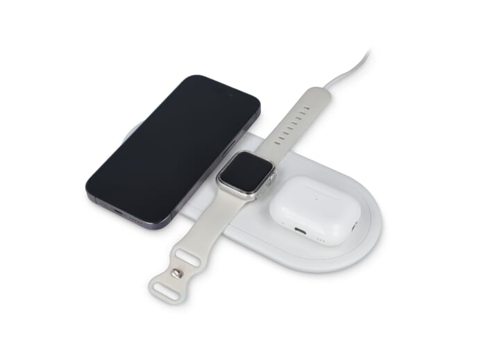 3-in-1 Draadloze Oplader 15 W, Smartphone / Apple Watch / AirPod