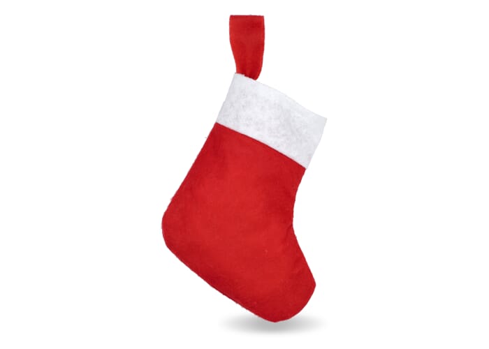 Vilten kerstsok 20 cm