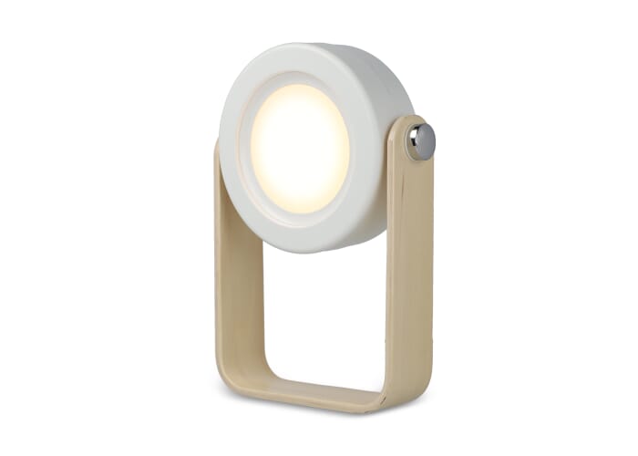 Coollux multifunctionele LED-lamp met bamboe handvat