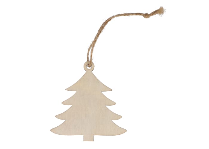 Houten kerstornament kerstboom