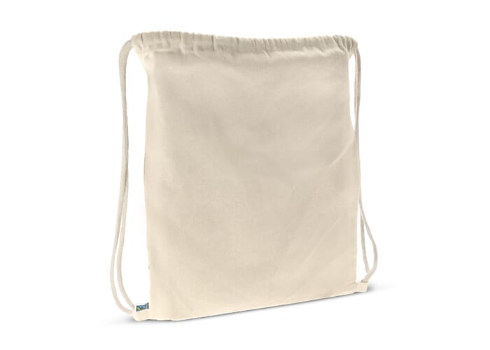 Fairtrade rugzakje ecru 140g/m² 35x45 cm