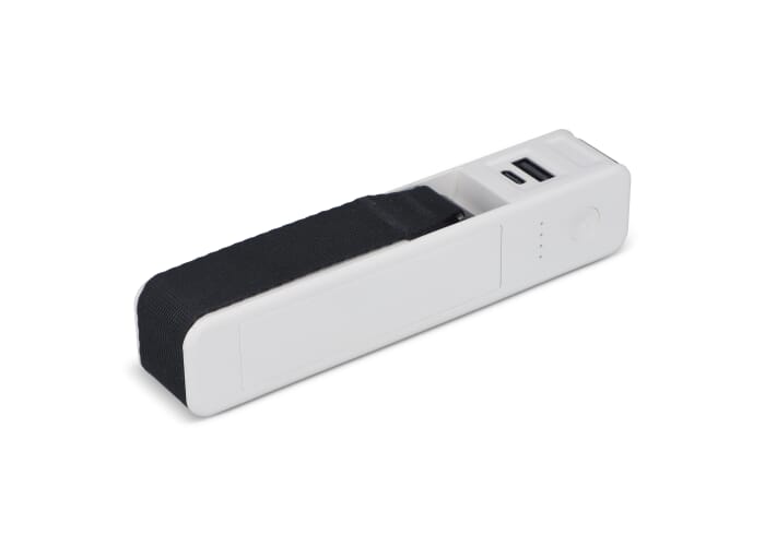 5-in-1 Travel Powerbank 2600 mAh - Bagageweegschaal - Zaklamp - Liniaal - Thermometer