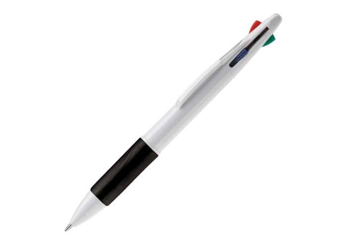 Balpen 4 kleuren hardcolour