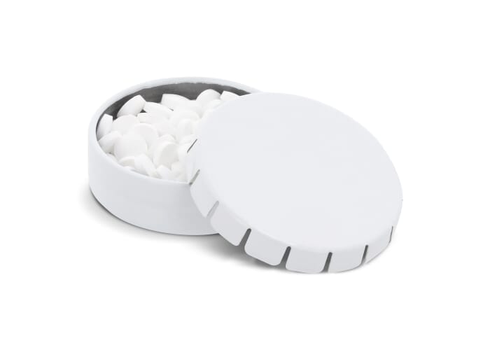 Mini clic tin pepermuntdoosje