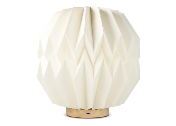 Coollux opvouwbare Origami-geïnspireerde papieren LED-lamp Luna 25cm