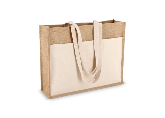 Jute Tote bag OEKO-TEX® 45 x 12 x 35cm 320g/m²